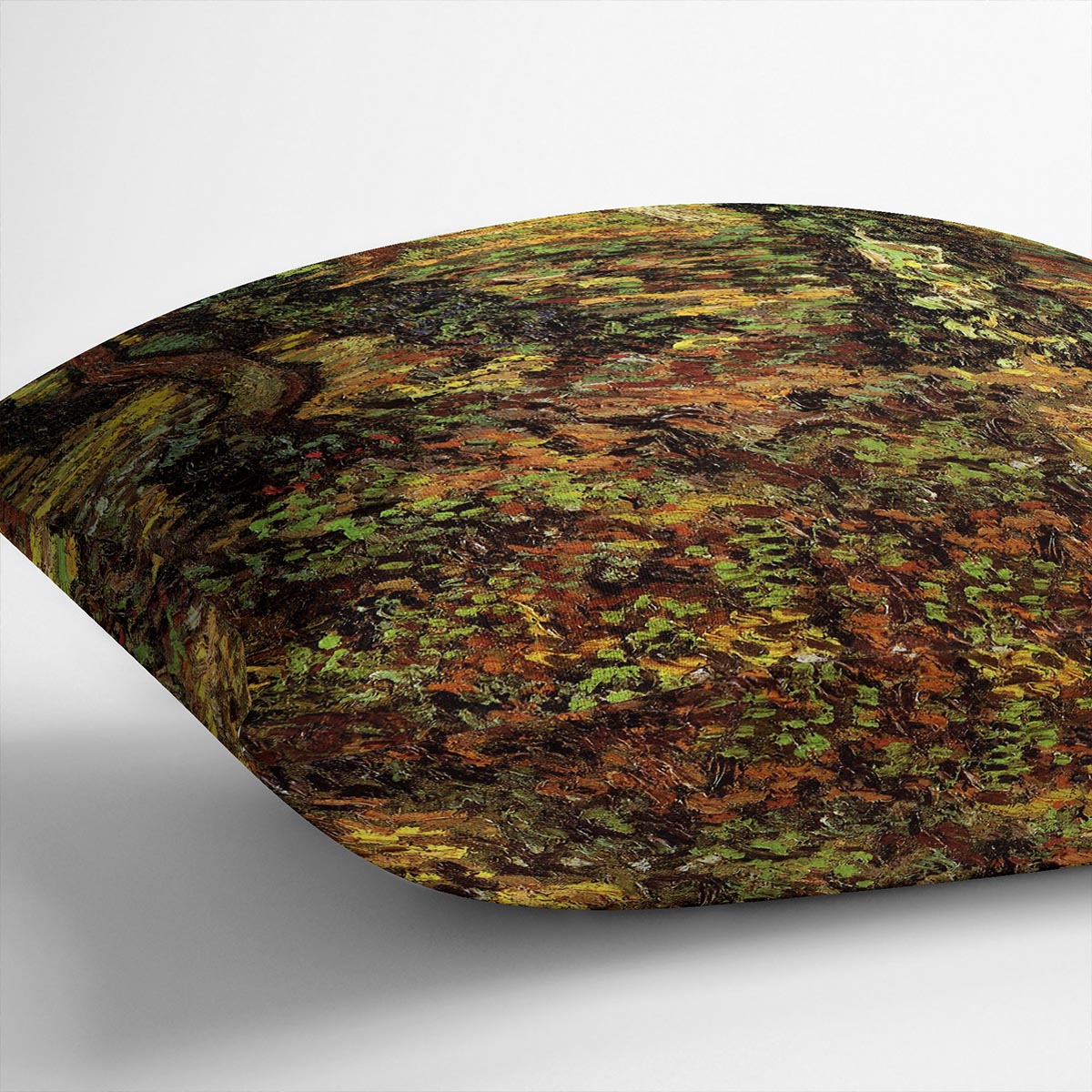 Tree Trunks with Ivy by Van Gogh Cushion