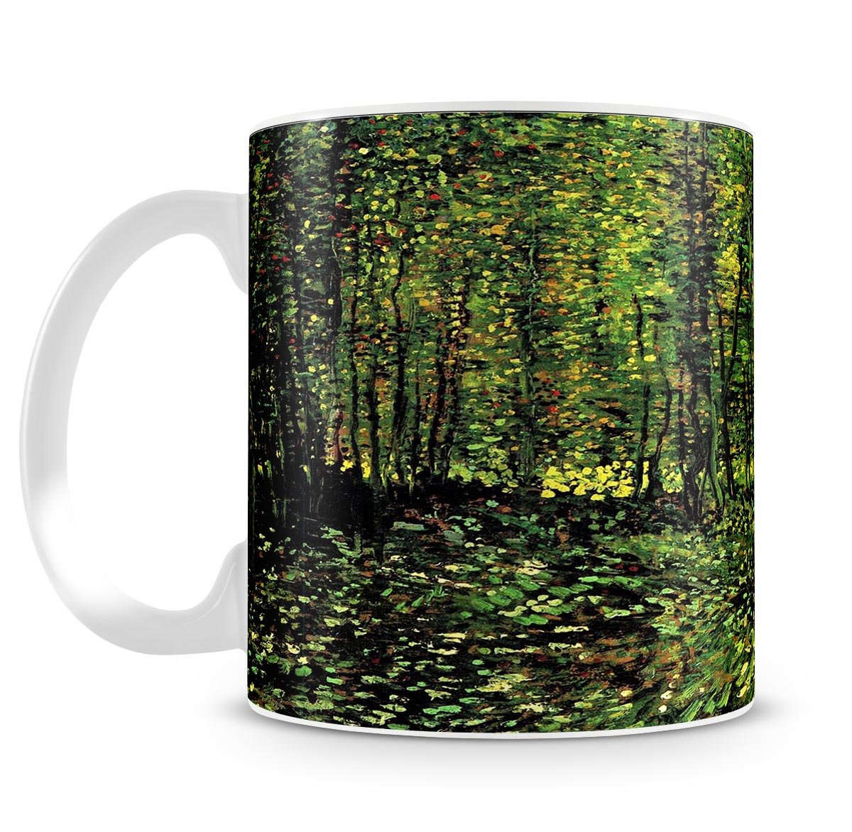 Trees and Undergrowth 2 by Van Gogh Mug - Canvas Art Rocks - 4