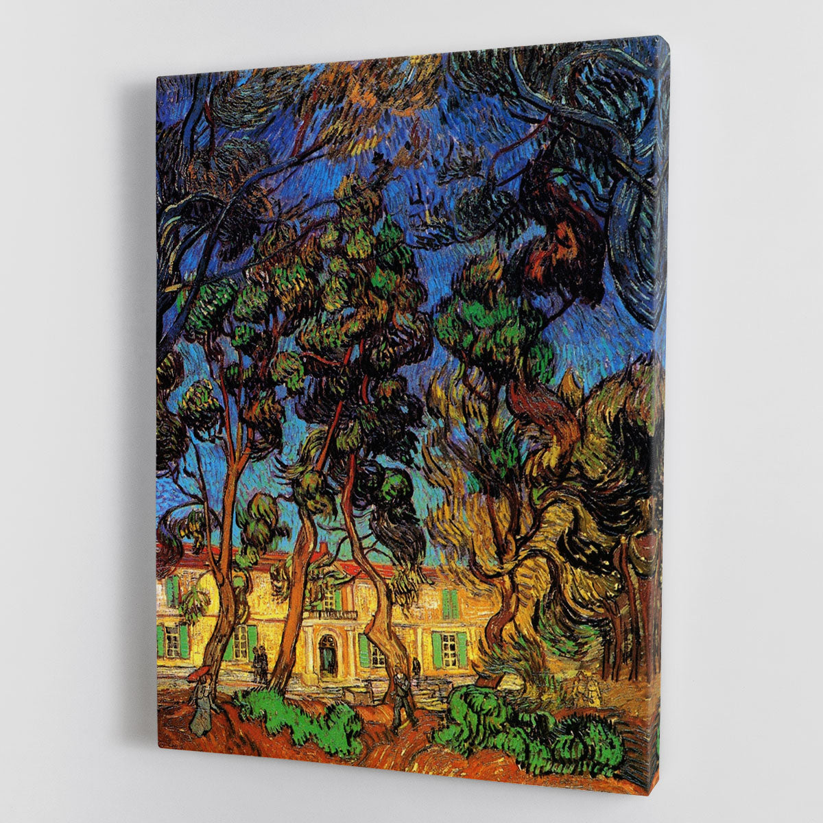 Trees in the Garden of Saint-Paul Hospital by Van Gogh Canvas Print or Poster - Canvas Art Rocks - 1