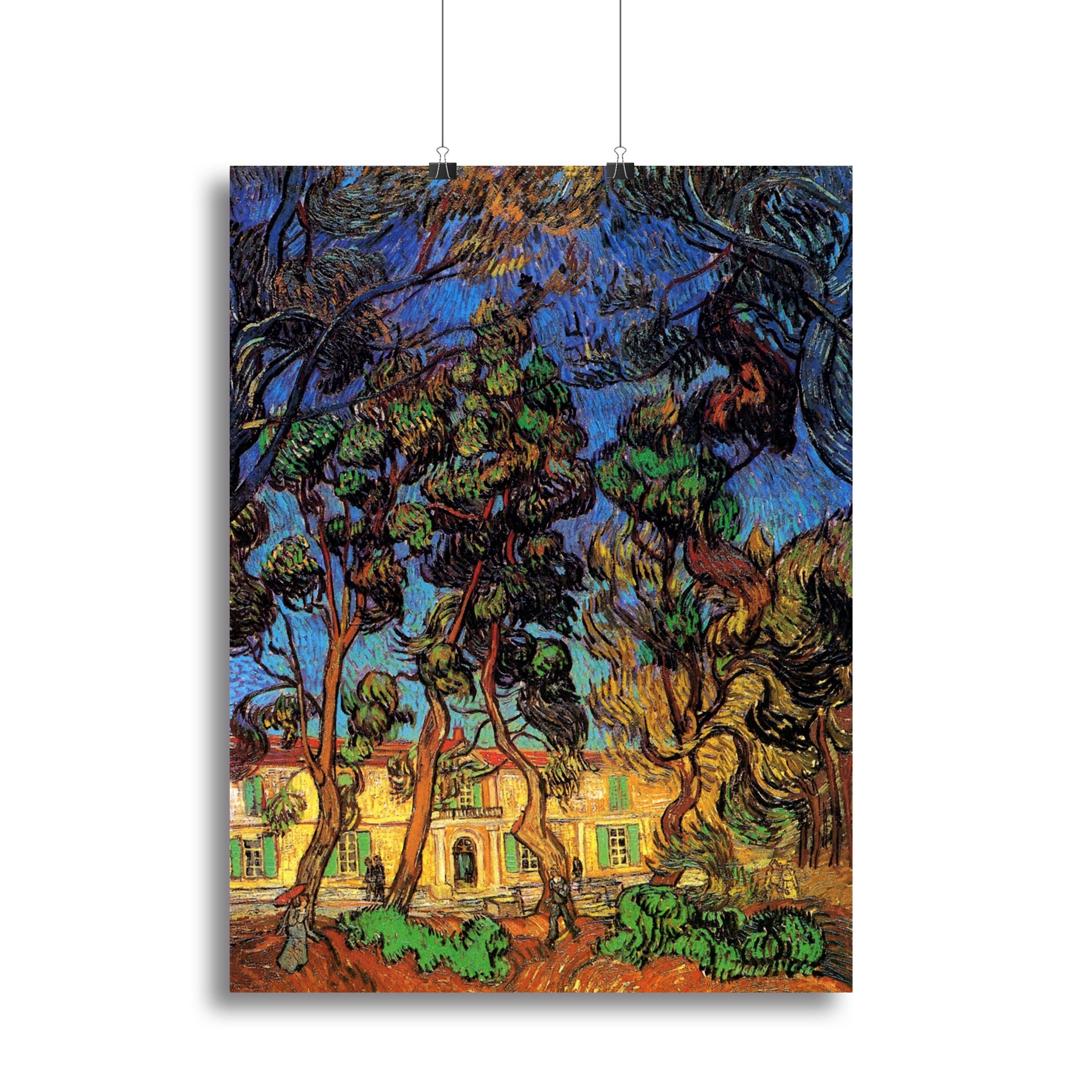 Trees in the Garden of Saint-Paul Hospital by Van Gogh Canvas Print or Poster - Canvas Art Rocks - 2