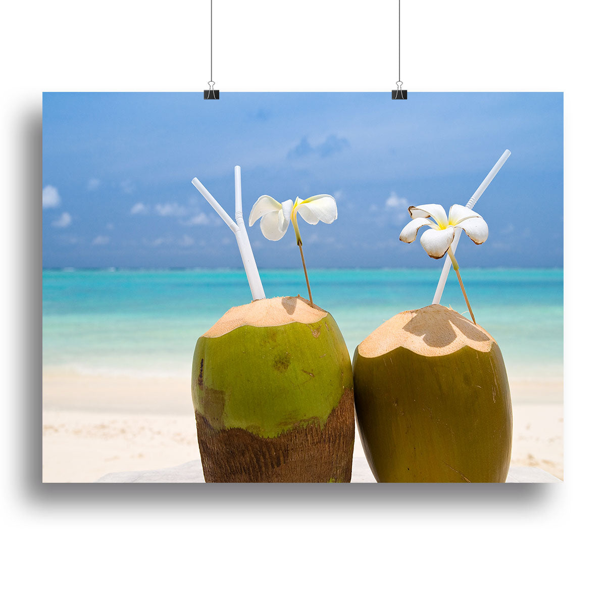 Tropical Coconut Cocktail Canvas Print or Poster - Canvas Art Rocks - 2