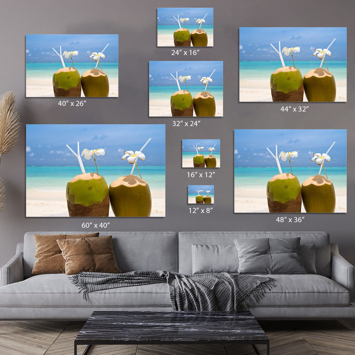 Tropical Coconut Cocktail Canvas Print or Poster - Canvas Art Rocks - 7