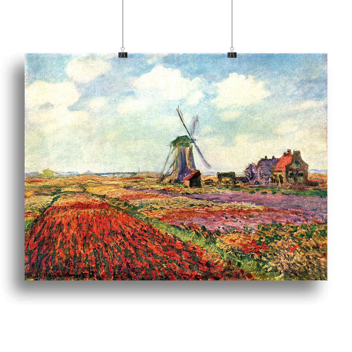 Tulips of Holland by Monet Canvas Print or Poster - Canvas Art Rocks - 2