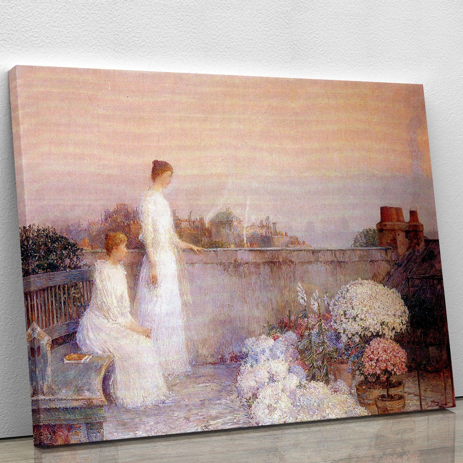 Twilight by Hassam Canvas Print or Poster - Canvas Art Rocks - 1