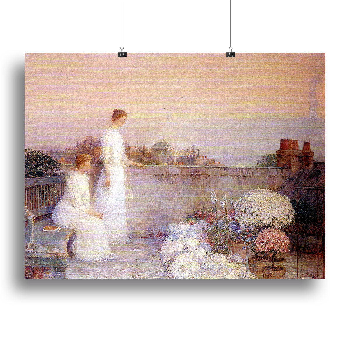 Twilight by Hassam Canvas Print or Poster - Canvas Art Rocks - 2