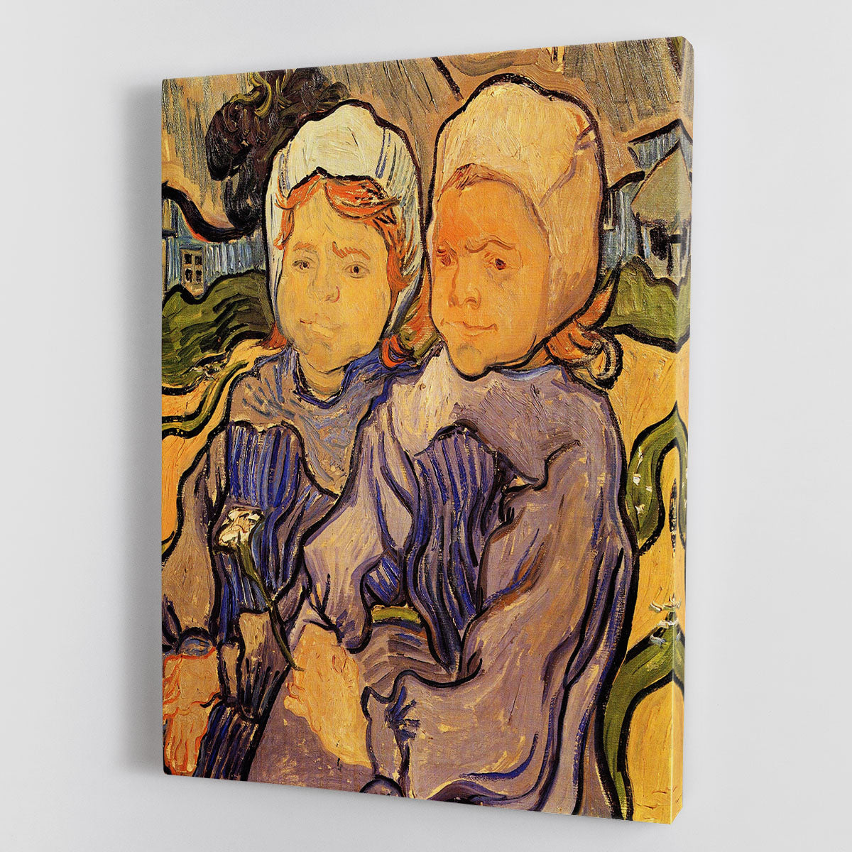 Two Children by Van Gogh Canvas Print or Poster - Canvas Art Rocks - 1