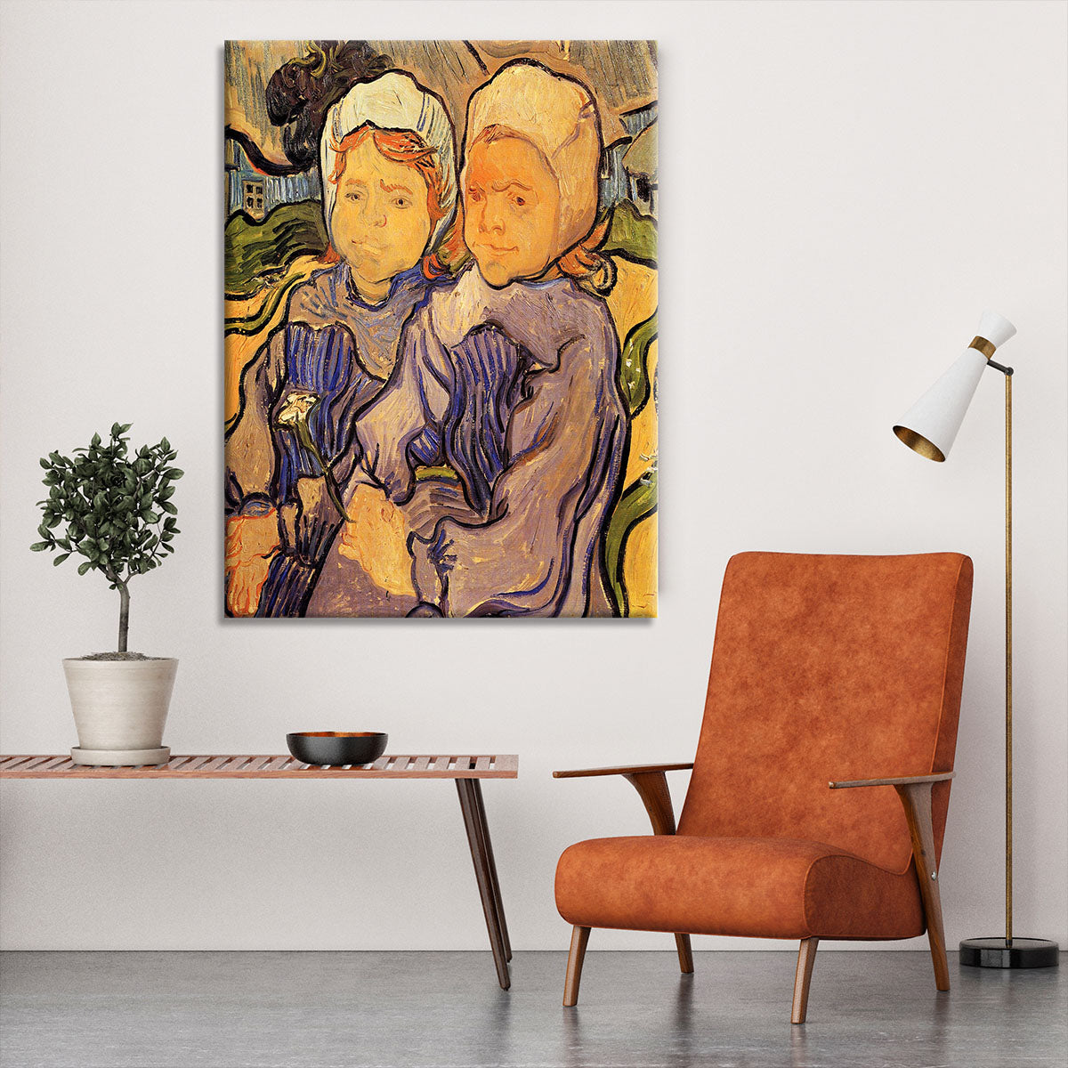 Two Children by Van Gogh Canvas Print or Poster - Canvas Art Rocks - 6