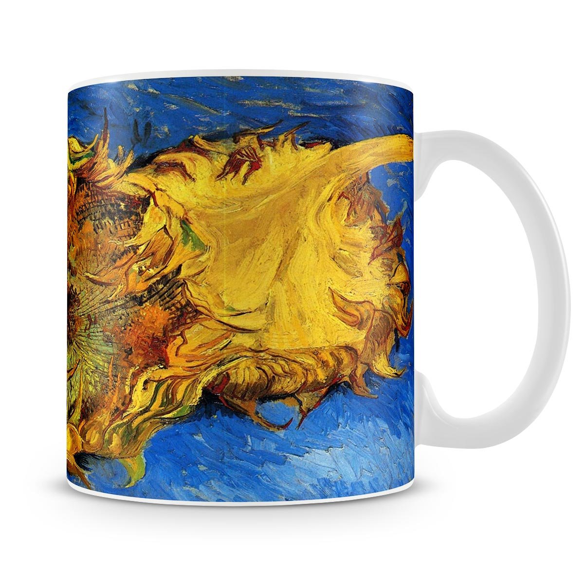 Two Cut Sunflowers 3 by Van Gogh Mug - Canvas Art Rocks - 4