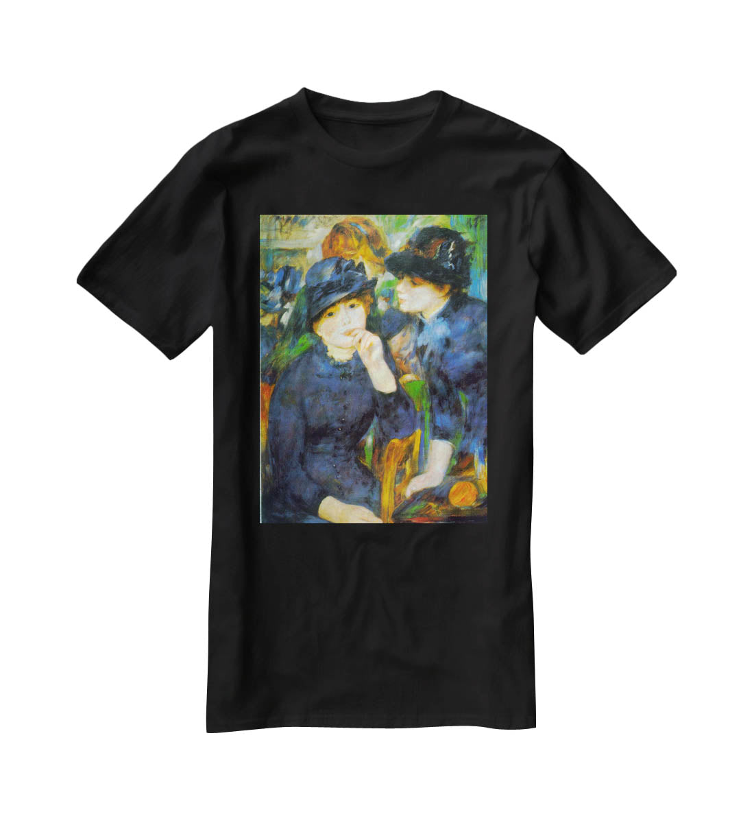 Two Girls by Renoir T-Shirt - Canvas Art Rocks - 1