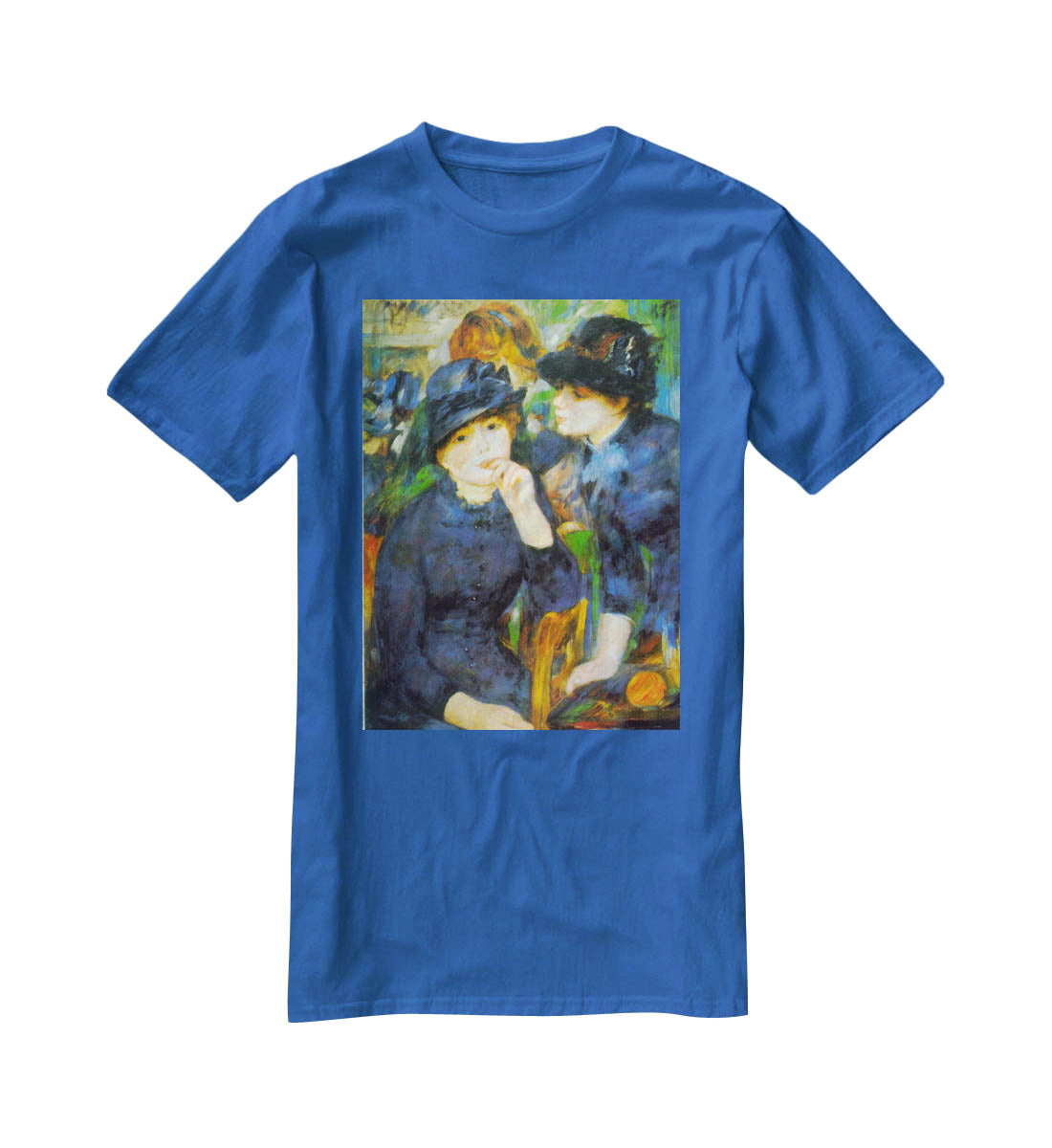 Two Girls by Renoir T-Shirt - Canvas Art Rocks - 2