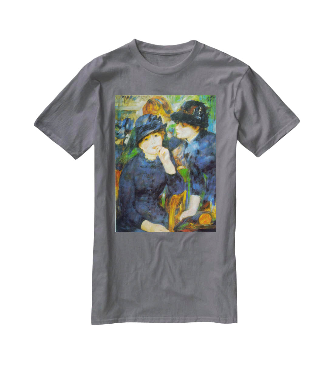 Two Girls by Renoir T-Shirt - Canvas Art Rocks - 3