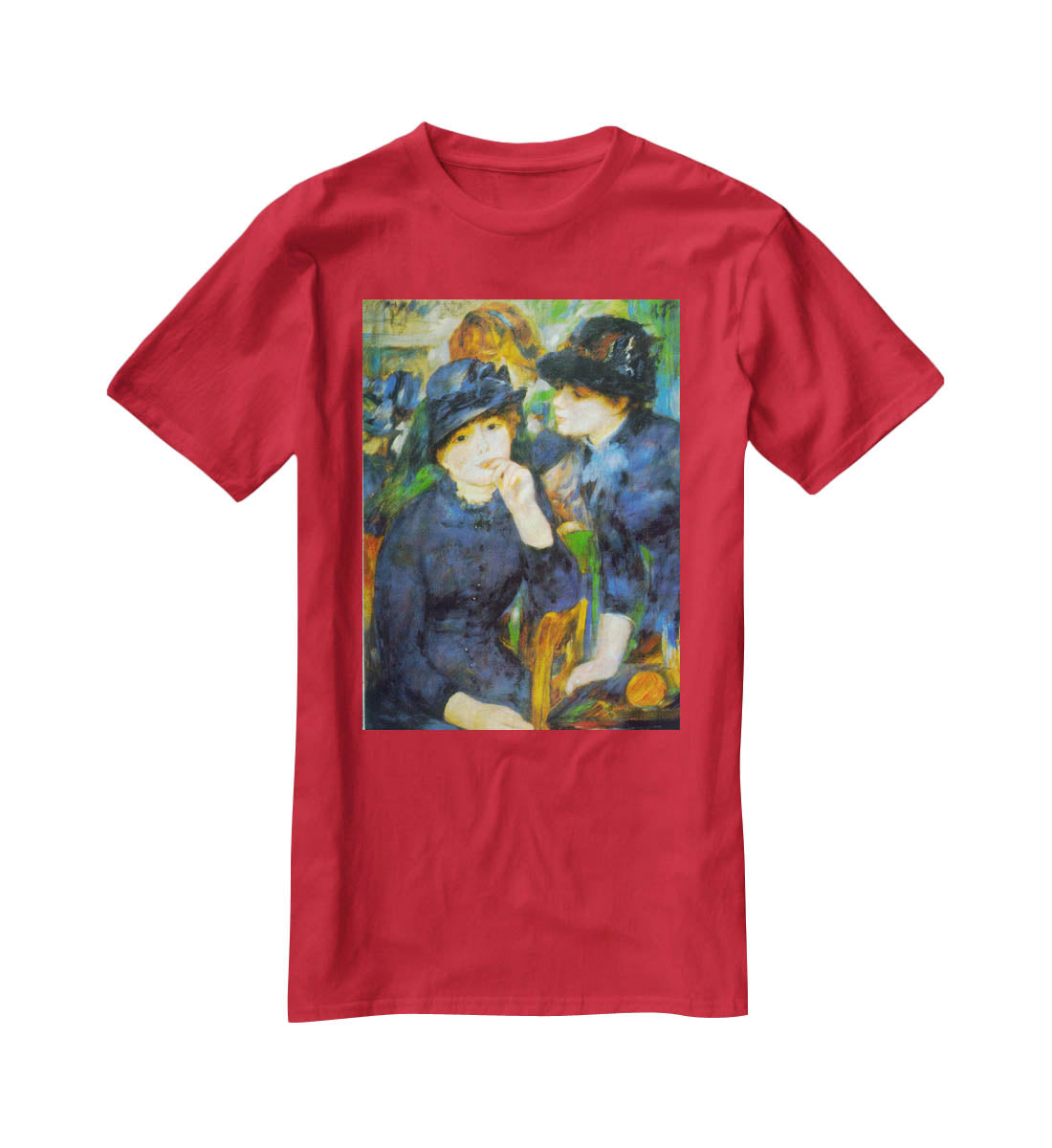 Two Girls by Renoir T-Shirt - Canvas Art Rocks - 4