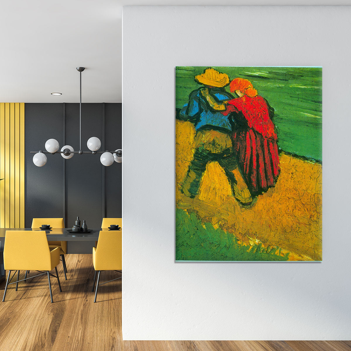 Two Lovers By Vincent Van Gogh Canvas Print or Poster - Canvas Art Rocks - 4
