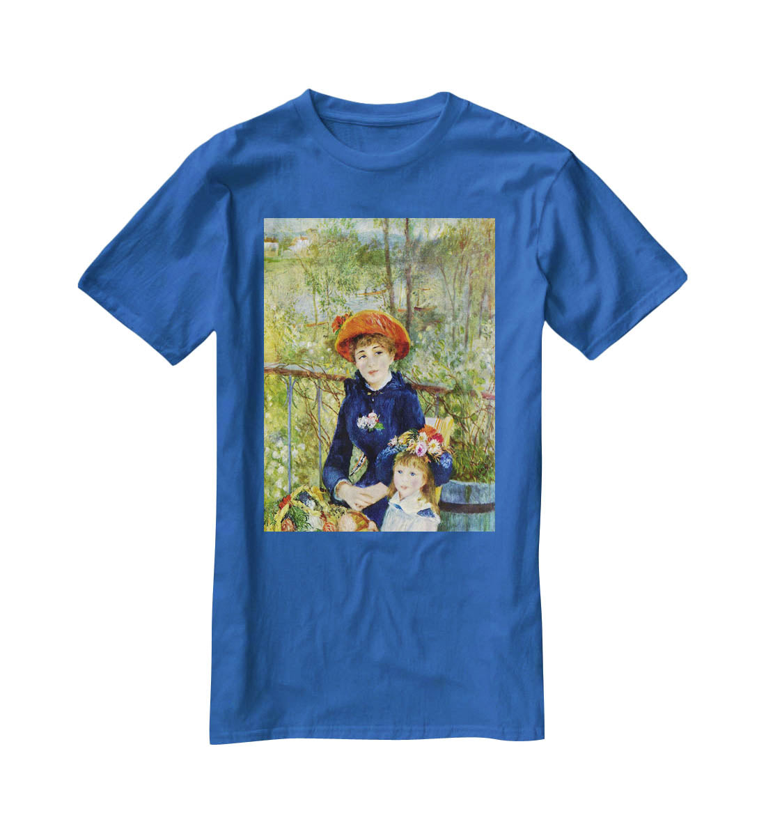 Two Sisters On The Terrace by Renoir T-Shirt - Canvas Art Rocks - 2