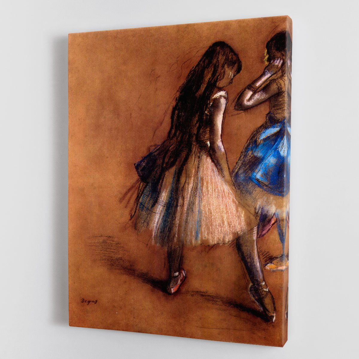 Two dancers 1 by Degas Canvas Print or Poster - Canvas Art Rocks - 1