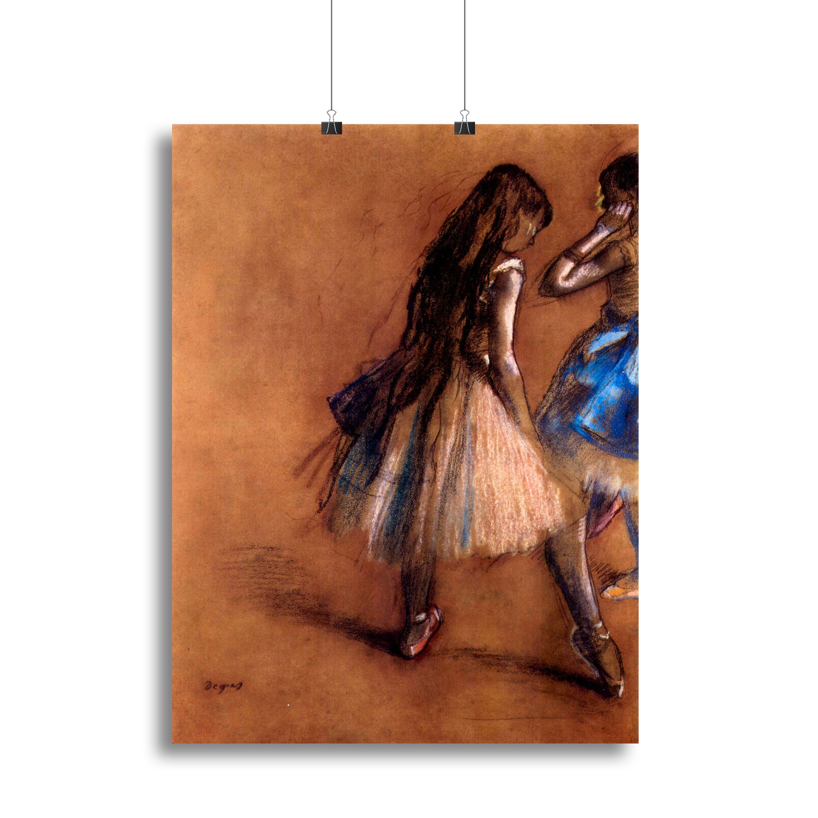 Two dancers 1 by Degas Canvas Print or Poster - Canvas Art Rocks - 2