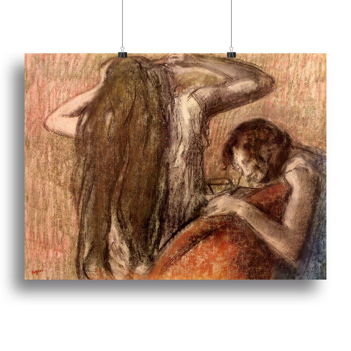 Two girls by Degas Canvas Print or Poster - Canvas Art Rocks - 2
