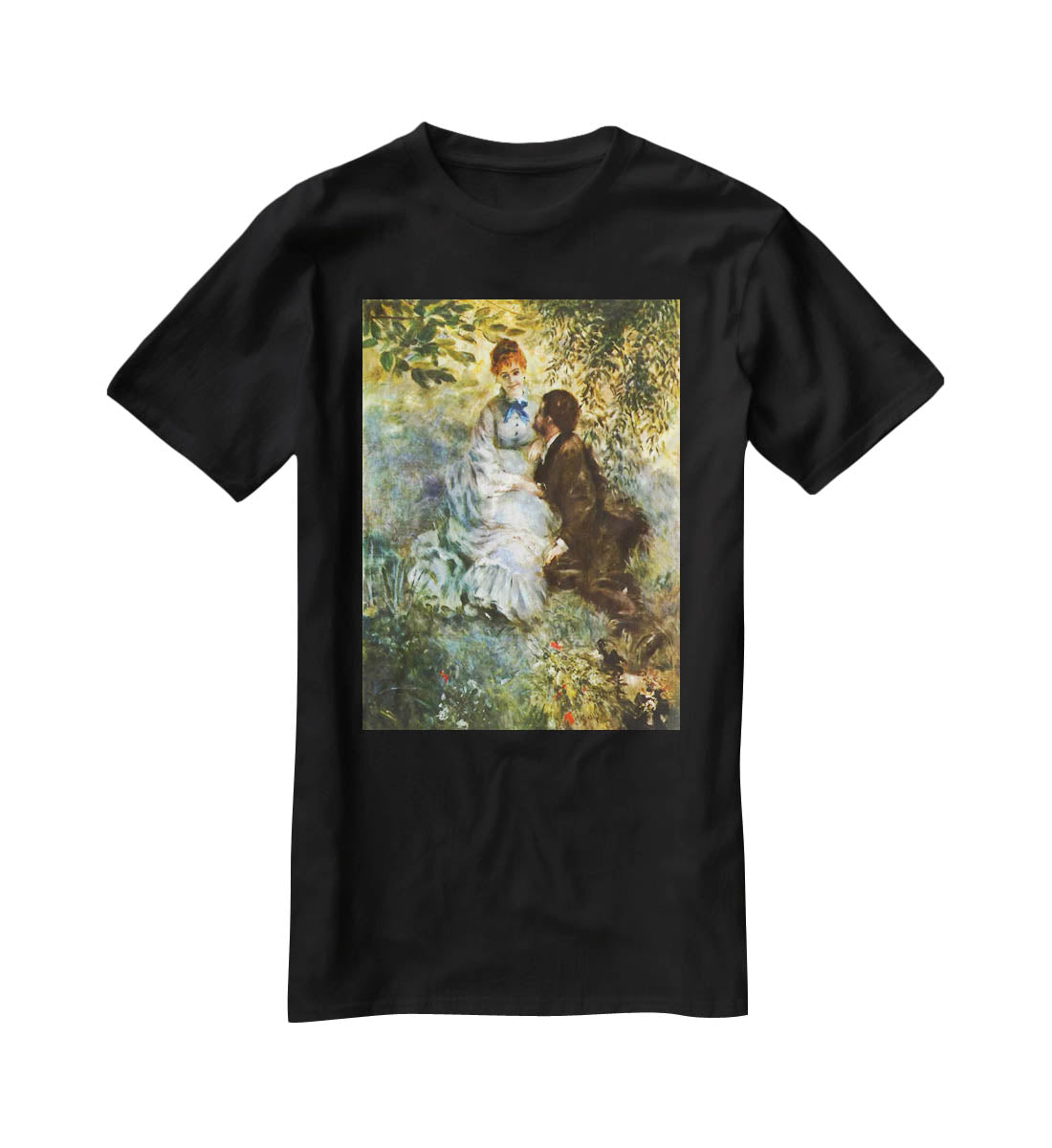 Twosome by Renoir T-Shirt - Canvas Art Rocks - 1