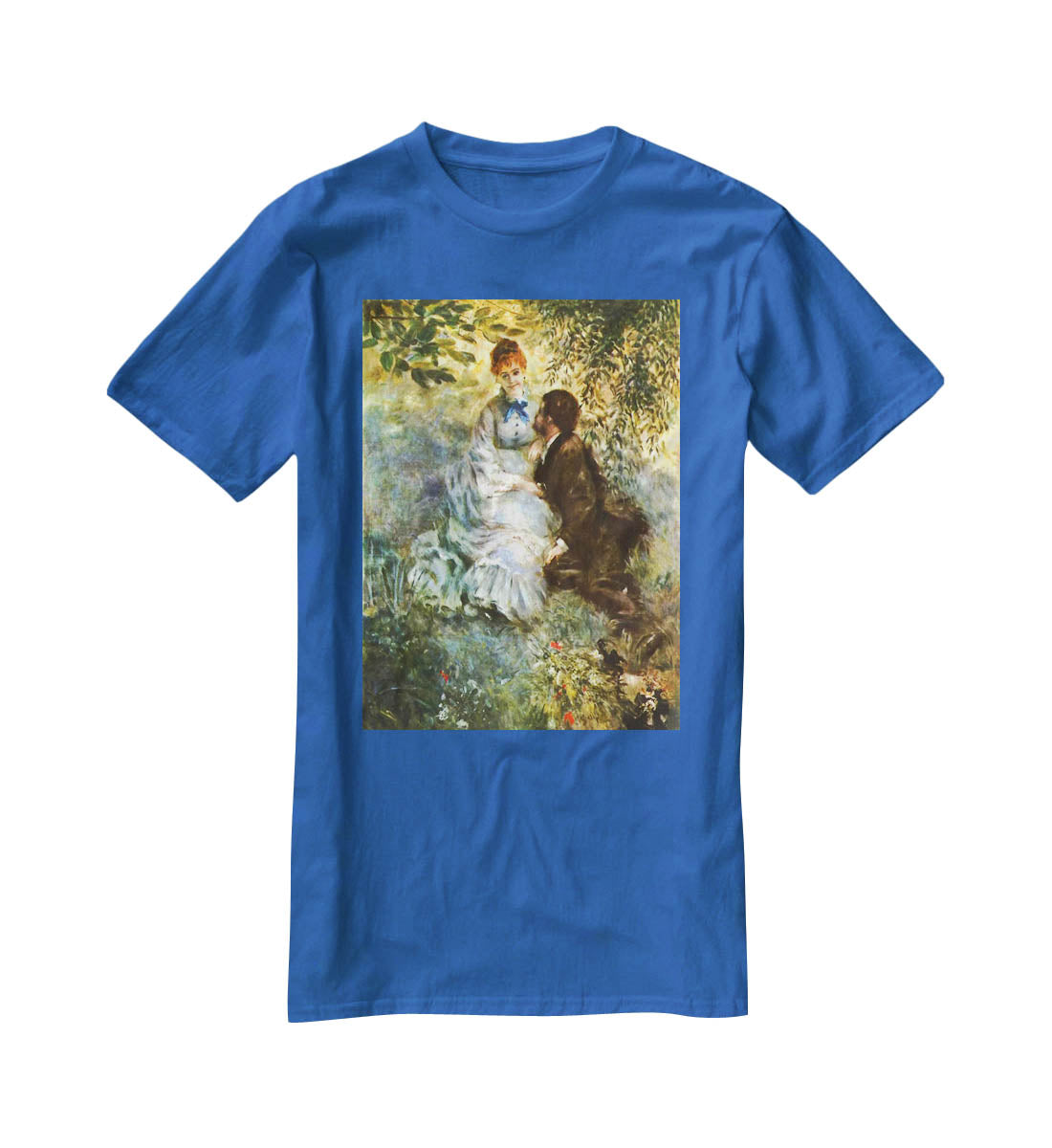 Twosome by Renoir T-Shirt - Canvas Art Rocks - 2