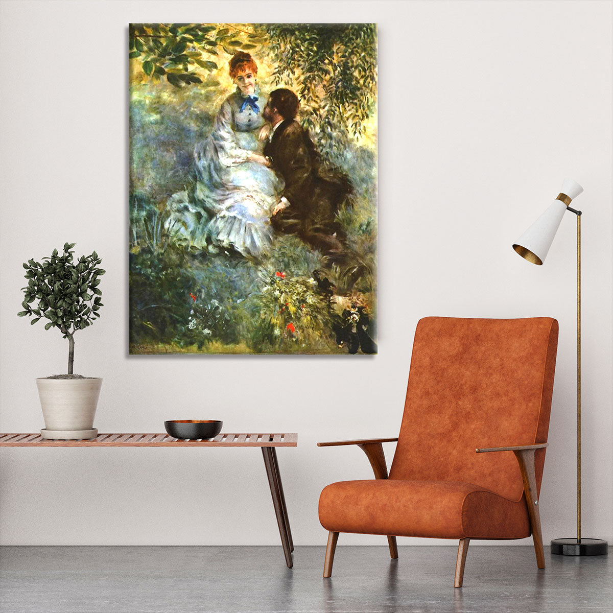 Twosome by Renoir Canvas Print or Poster - Canvas Art Rocks - 6