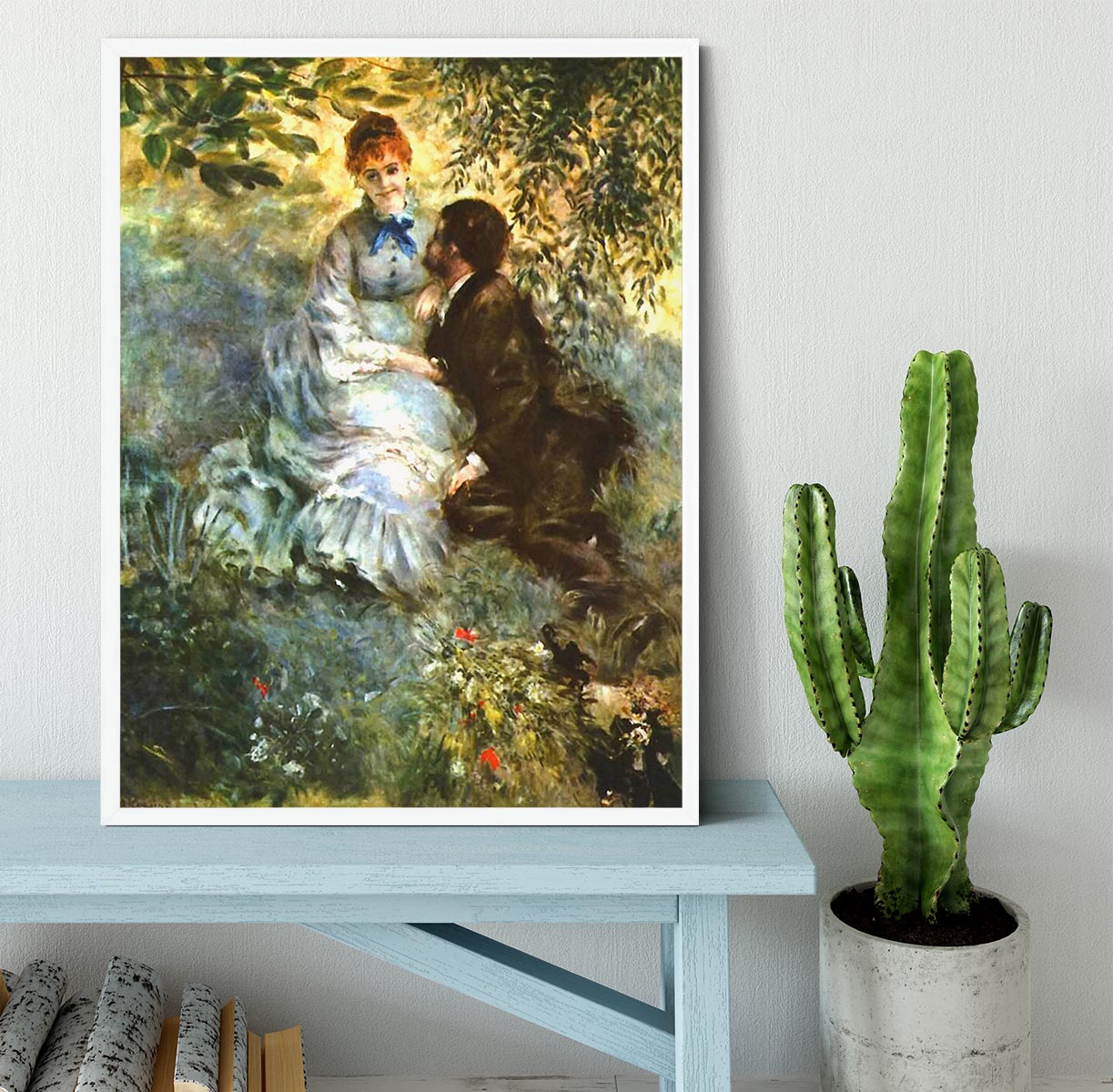 Twosome by Renoir Framed Print - Canvas Art Rocks -6