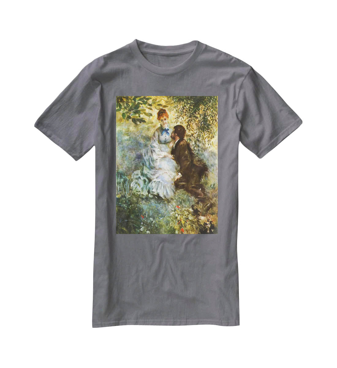 Twosome by Renoir T-Shirt - Canvas Art Rocks - 3