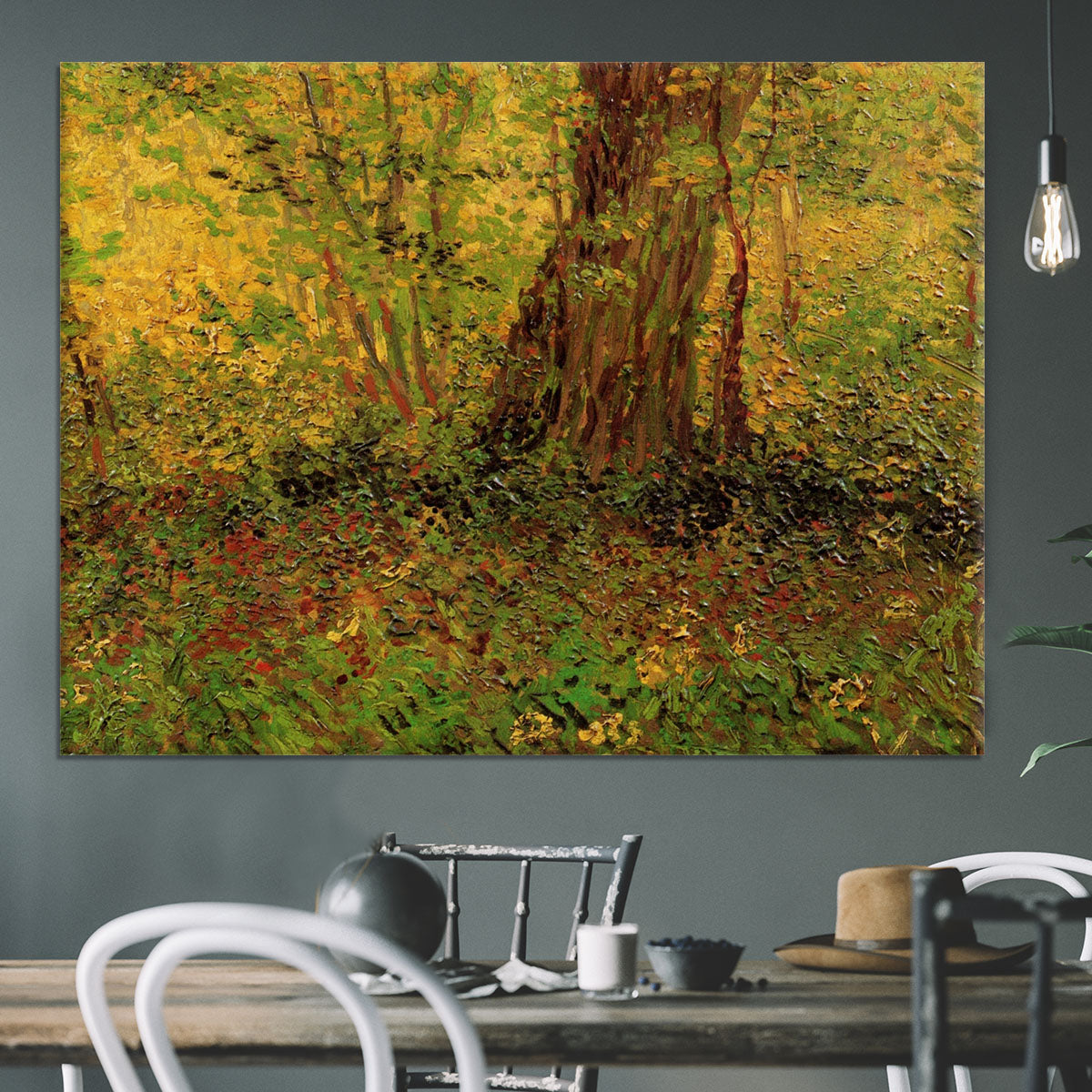 Undergrowth 2 by Van Gogh Canvas Print or Poster - Canvas Art Rocks - 3
