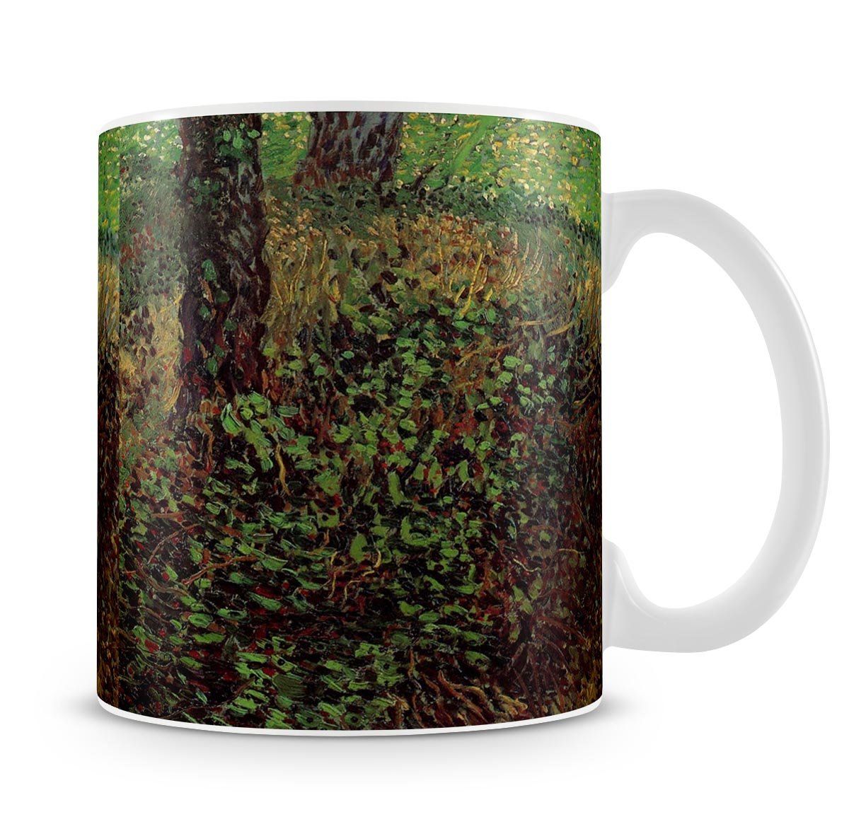 Undergrowth by Van Gogh Mug - Canvas Art Rocks - 4