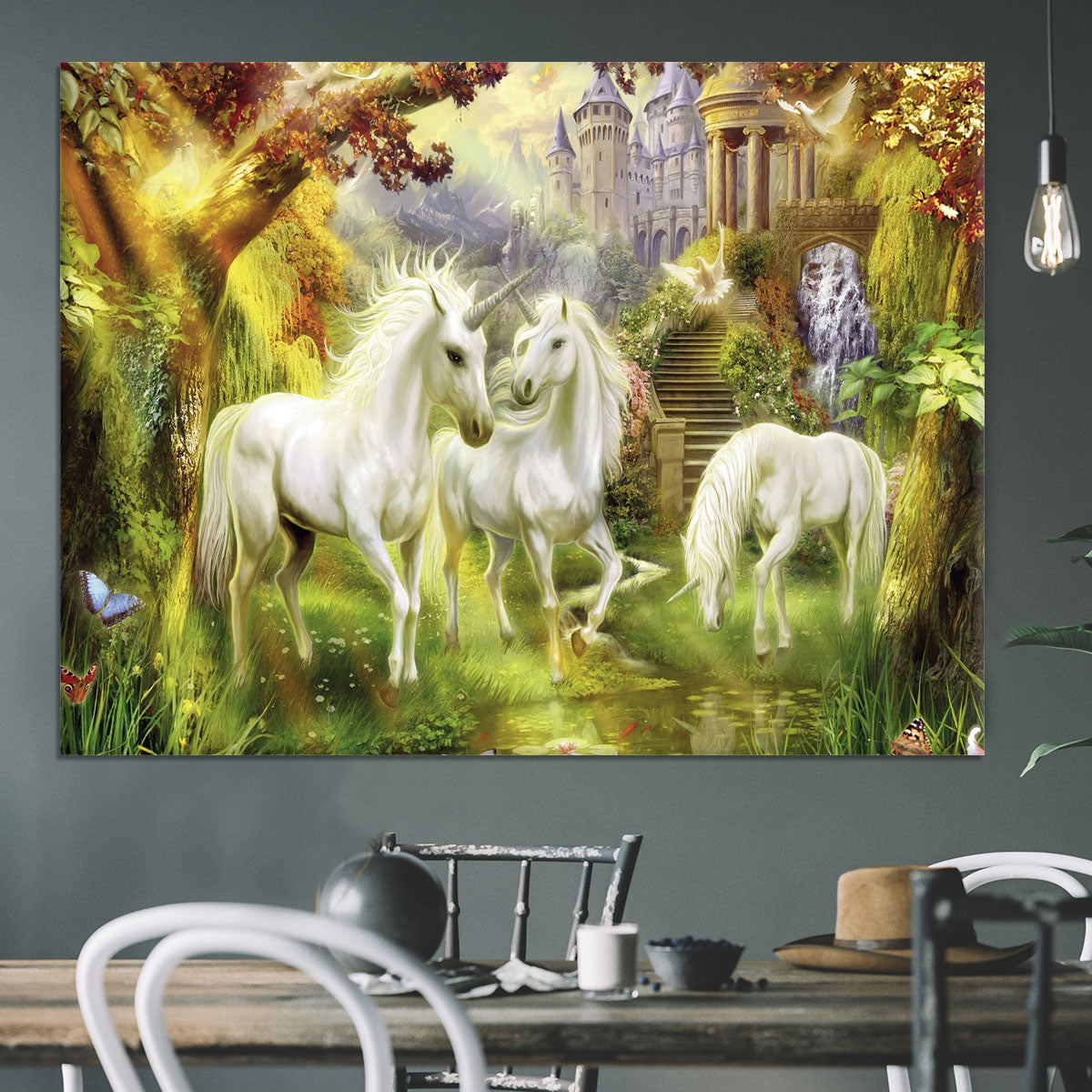 Unicorn Kingdom Canvas Print or Poster - Canvas Art Rocks - 3
