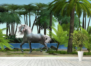 Unicorn buck prances Wall Mural Wallpaper - Canvas Art Rocks - 4