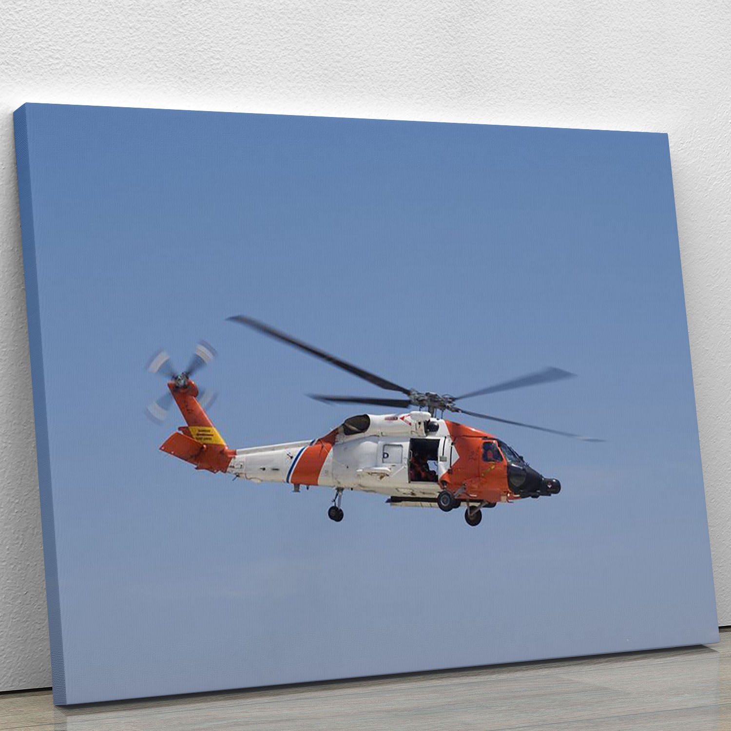 United States Coast Guard helicopter Canvas Print or Poster - Canvas Art Rocks - 1