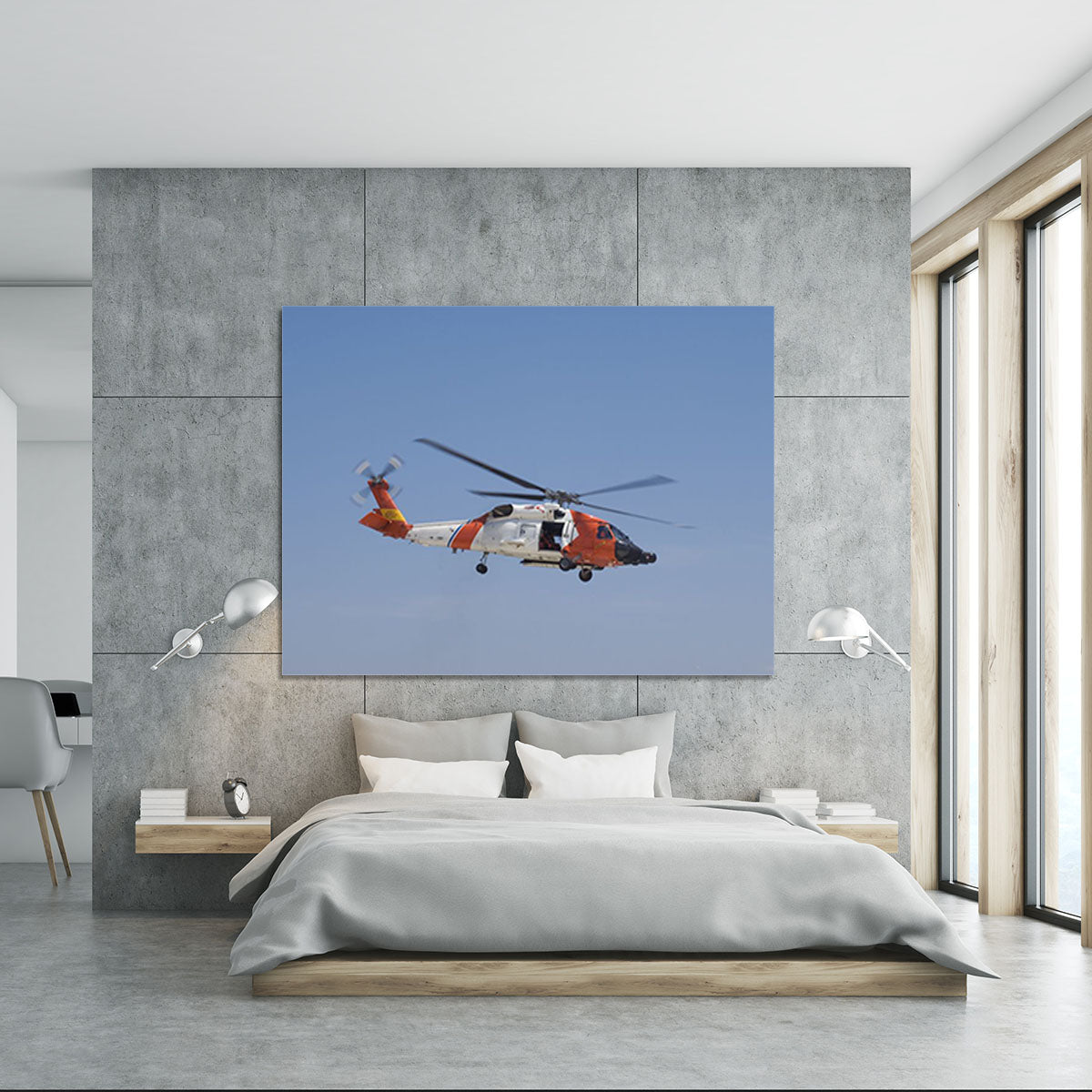 United States Coast Guard helicopter Canvas Print or Poster - Canvas Art Rocks - 5
