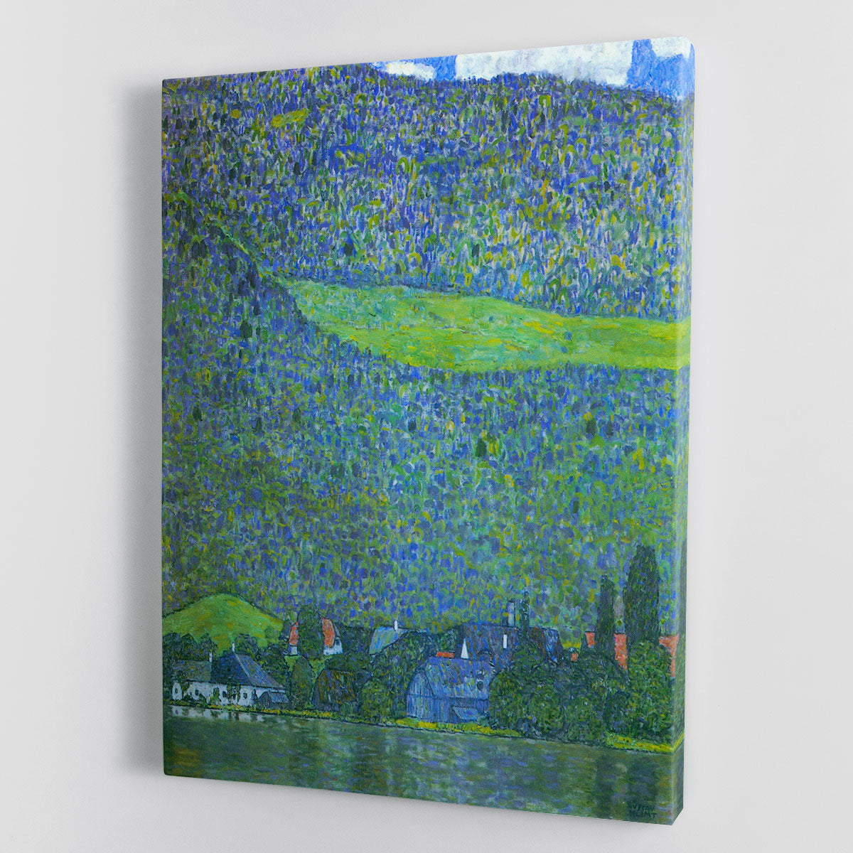 Unterach at the Attersee by Klimt Canvas Print or Poster - Canvas Art Rocks - 1