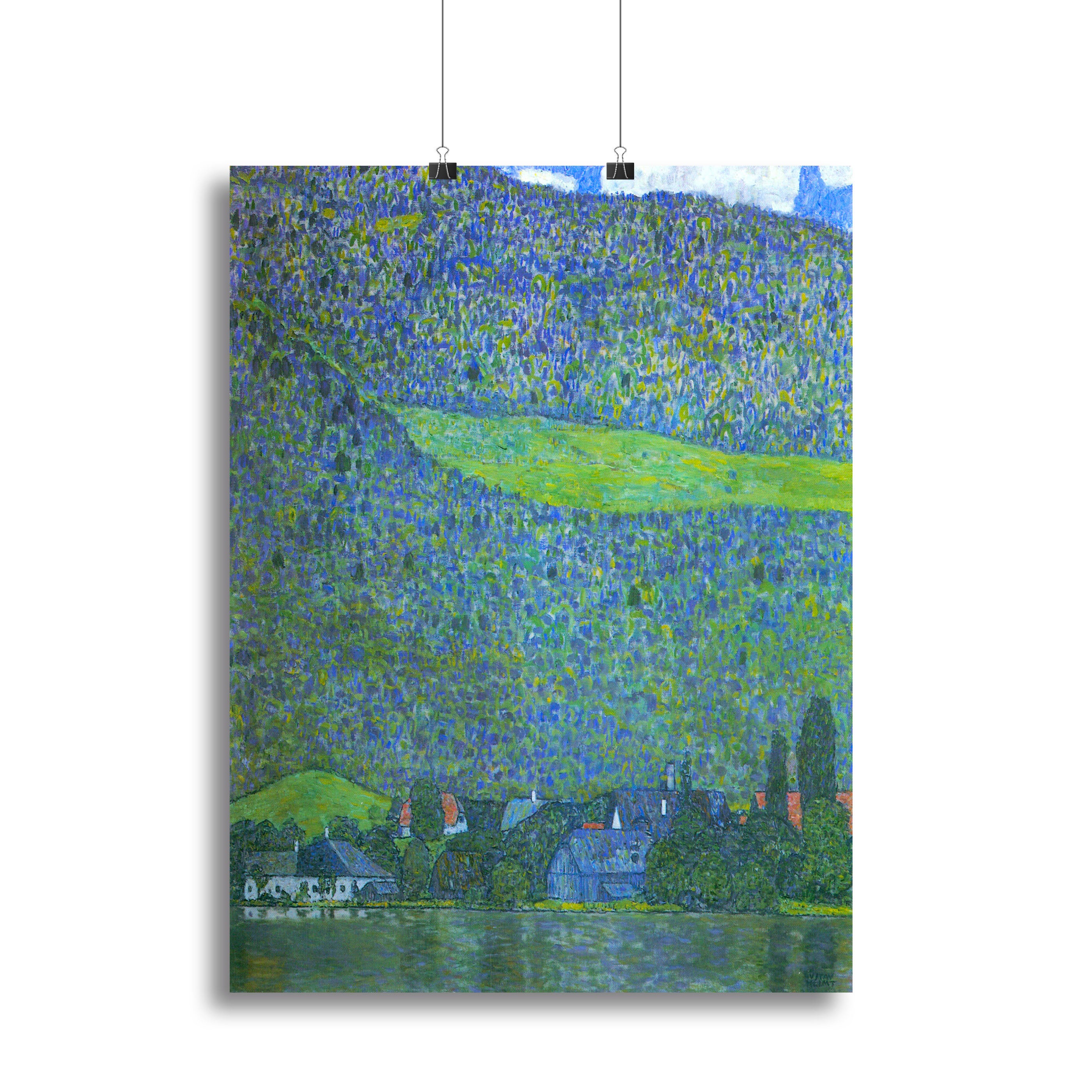 Unterach at the Attersee by Klimt Canvas Print or Poster - Canvas Art Rocks - 2