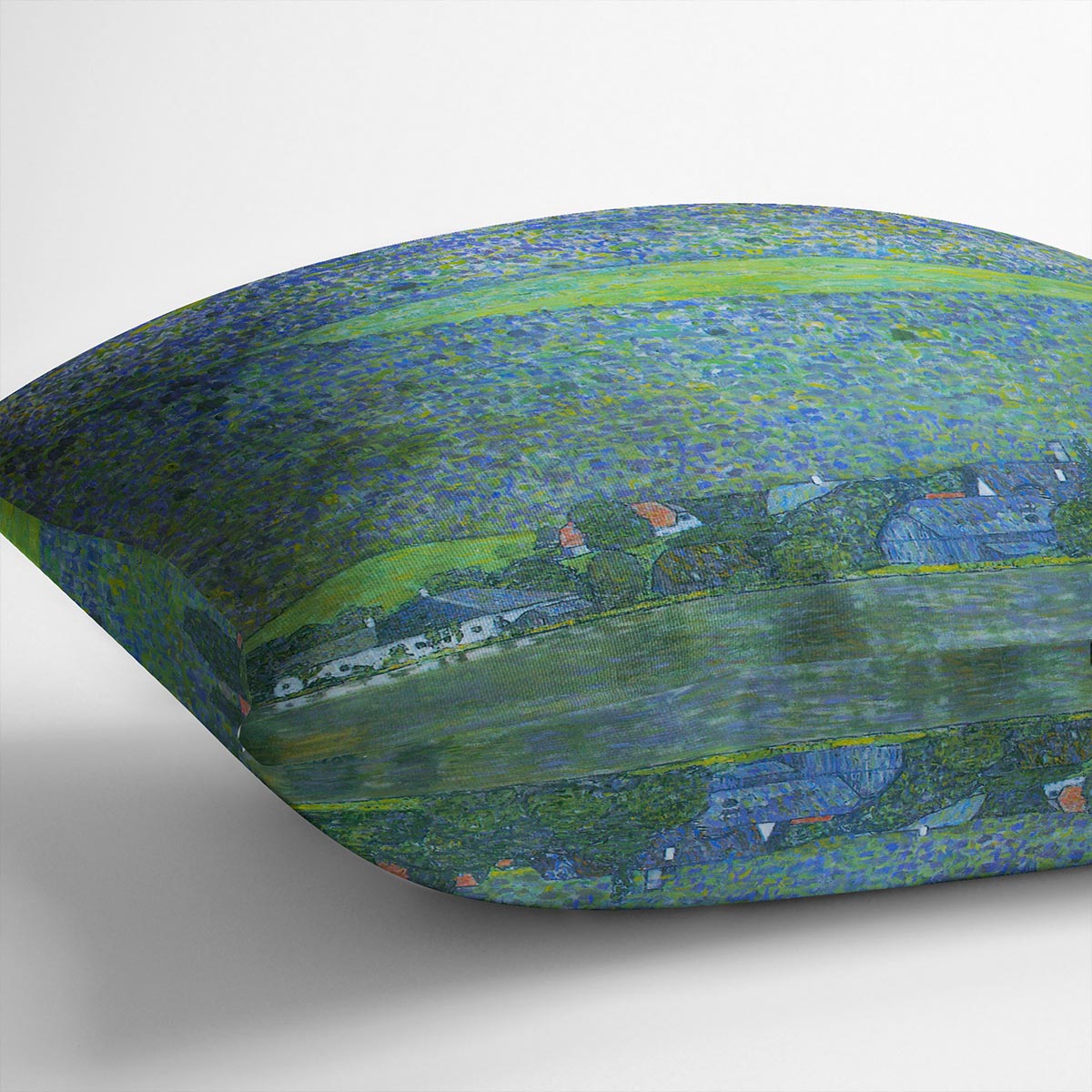 Unterach at the Attersee by Klimt Cushion