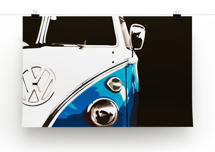 VW Camper Print - Canvas Art Rocks - 3