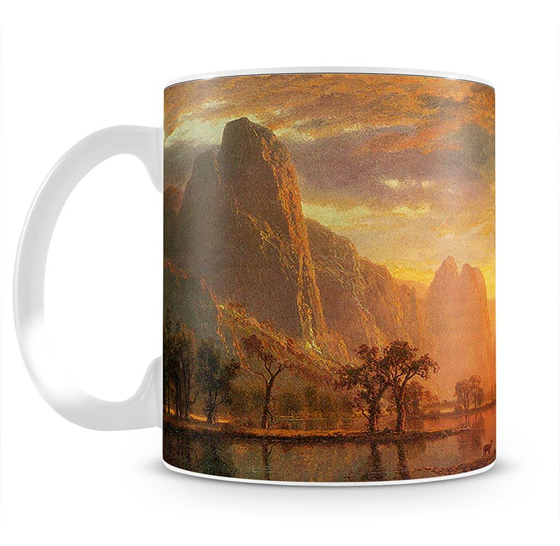 Valley in Yosemite by Bierstadt Mug - Canvas Art Rocks - 1