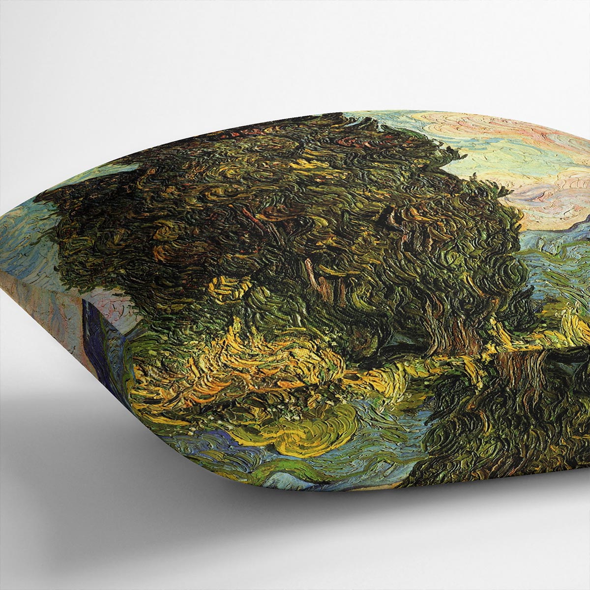 Van Gogh Cypresses Cushion