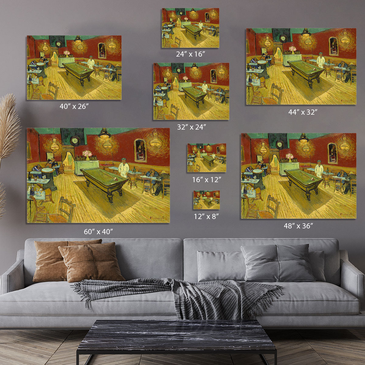 Van Gogh Night Cafe Canvas Print or Poster - Canvas Art Rocks - 7