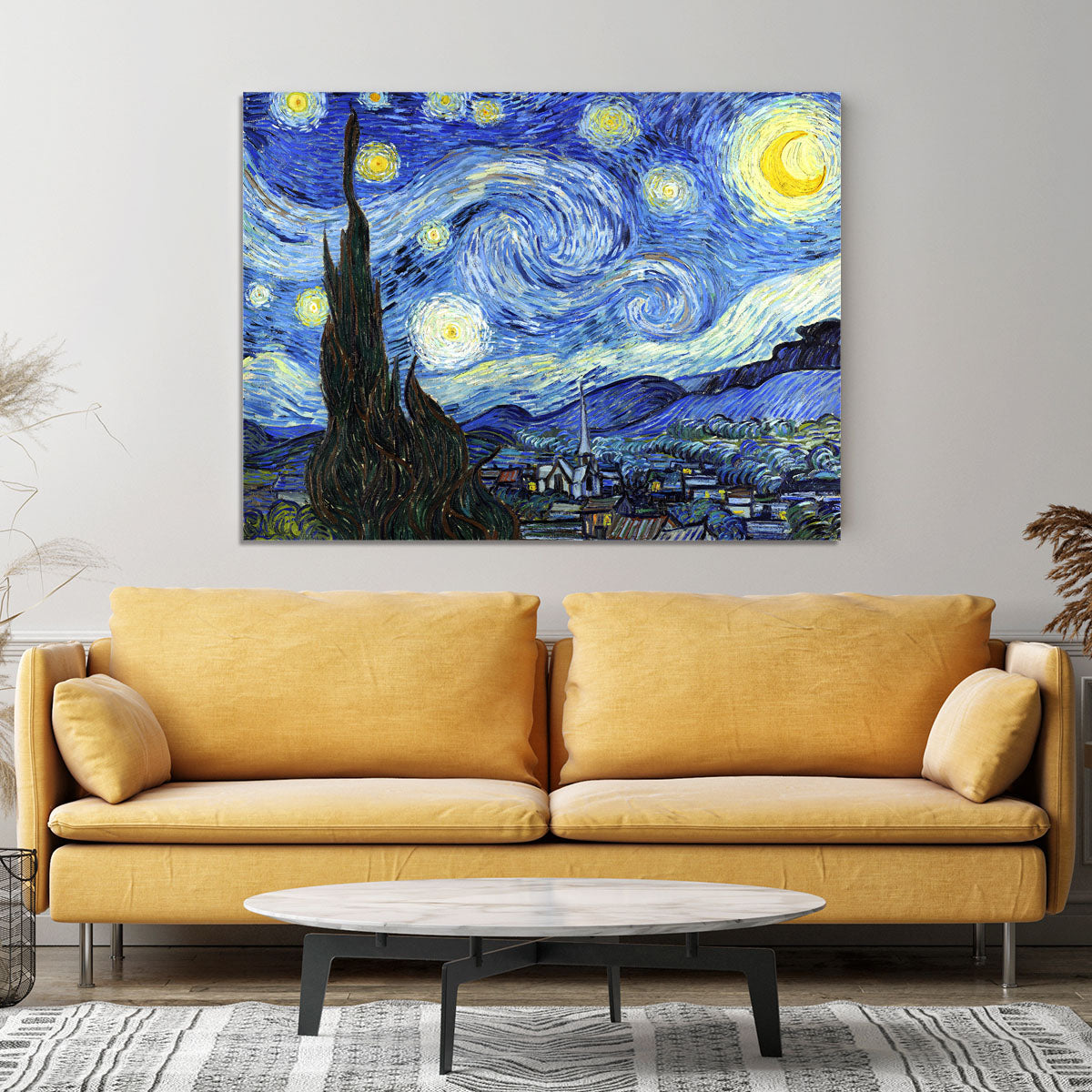 Van Gogh Starry Night Canvas Print or Poster - Canvas Art Rocks - 4