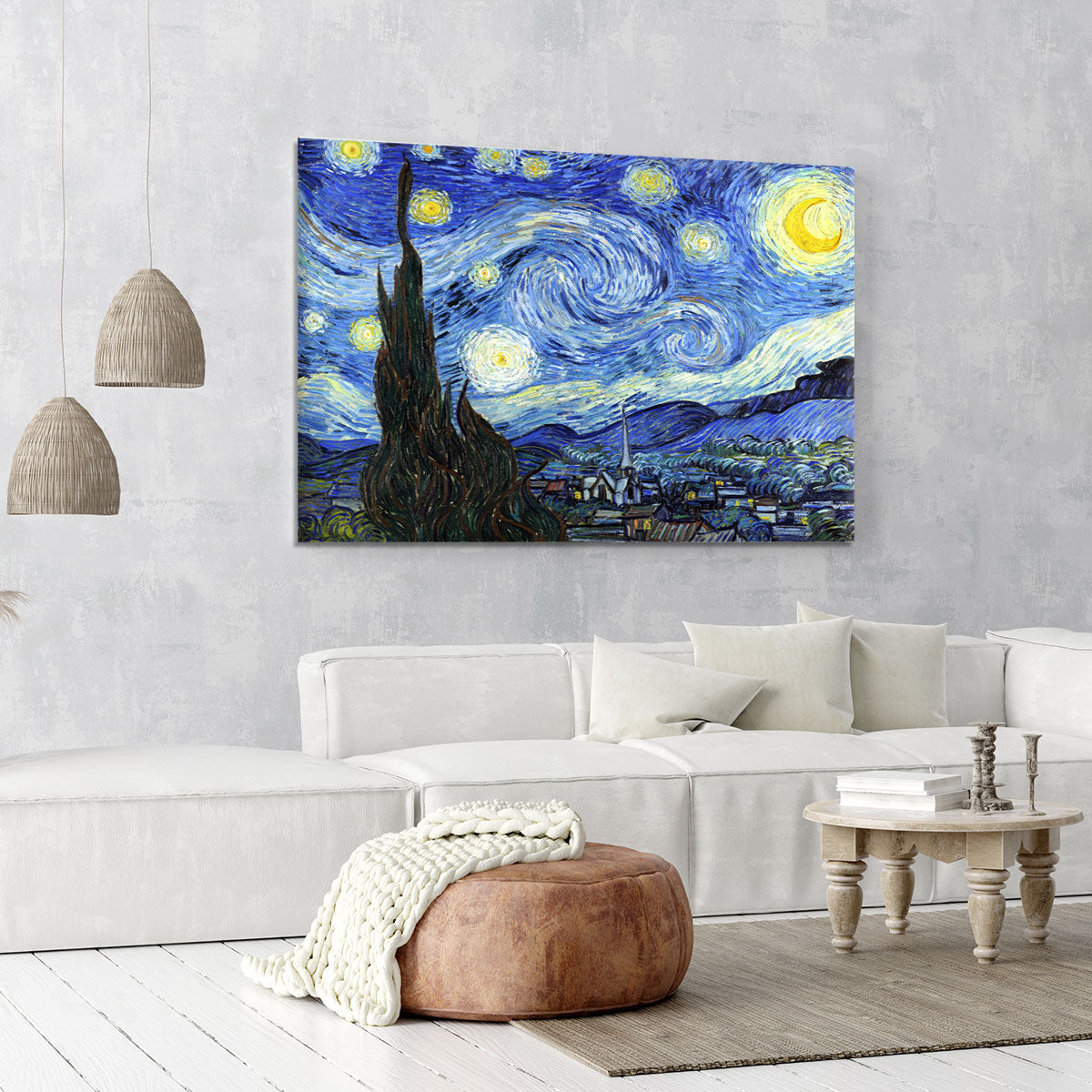 Van Gogh Starry Night Canvas Print or Poster - Canvas Art Rocks - 6