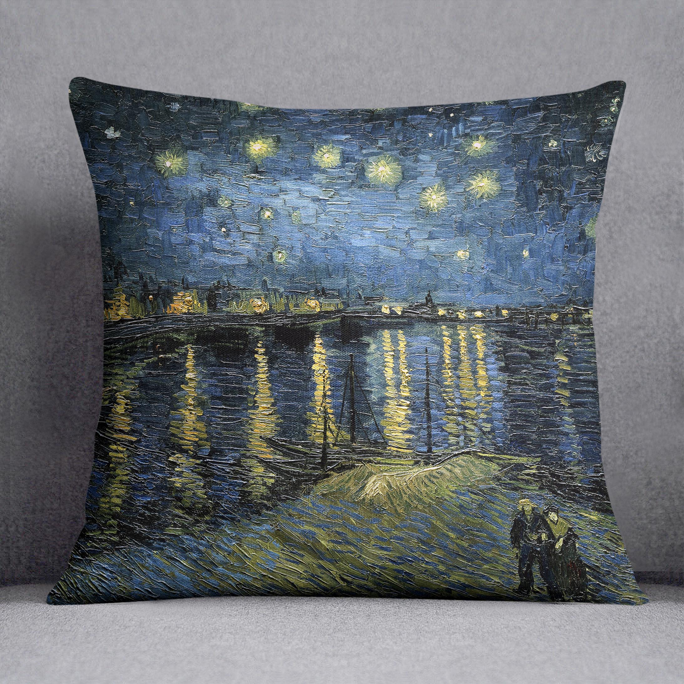 Van Gogh Starry Night over the Rhone Cushion