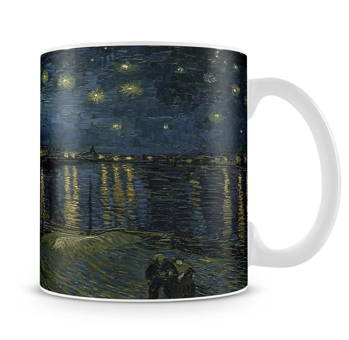 Van Gogh Starry Night over the Rhone Mug - Canvas Art Rocks - 4