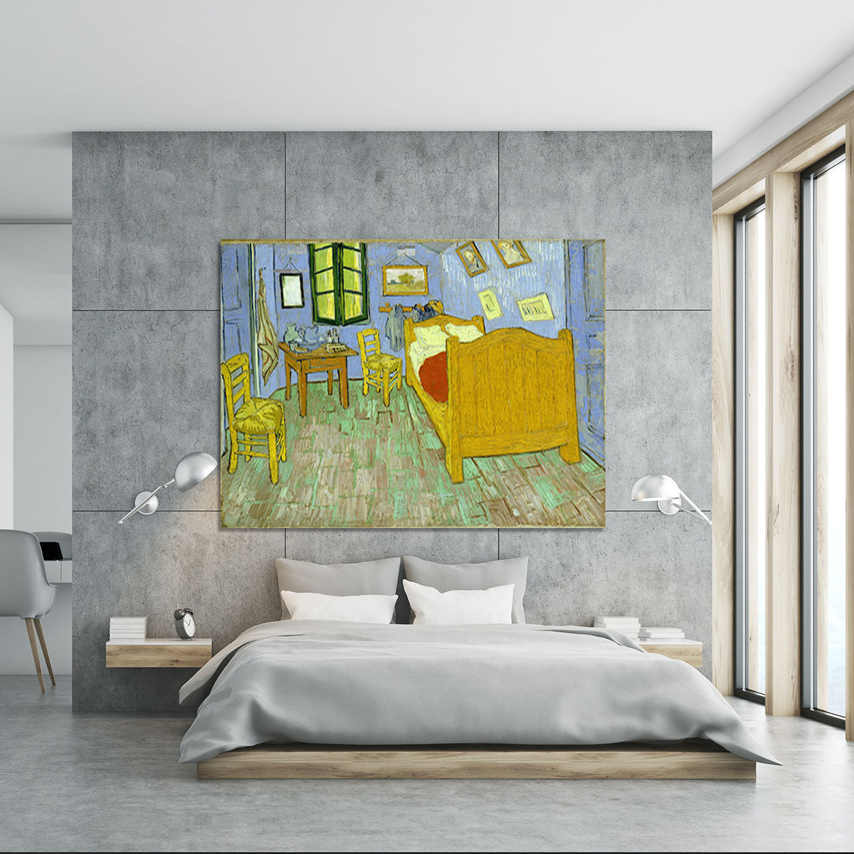 Van Gogh Vincents bedroom Canvas Print or Poster - Canvas Art Rocks - 5