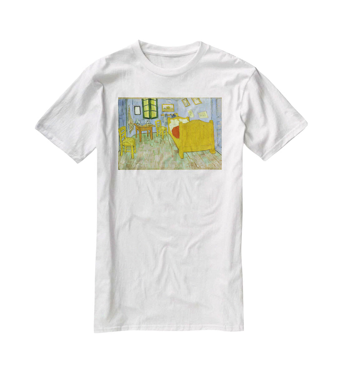 Van Gogh Vincents bedroom T-Shirt - Canvas Art Rocks - 5