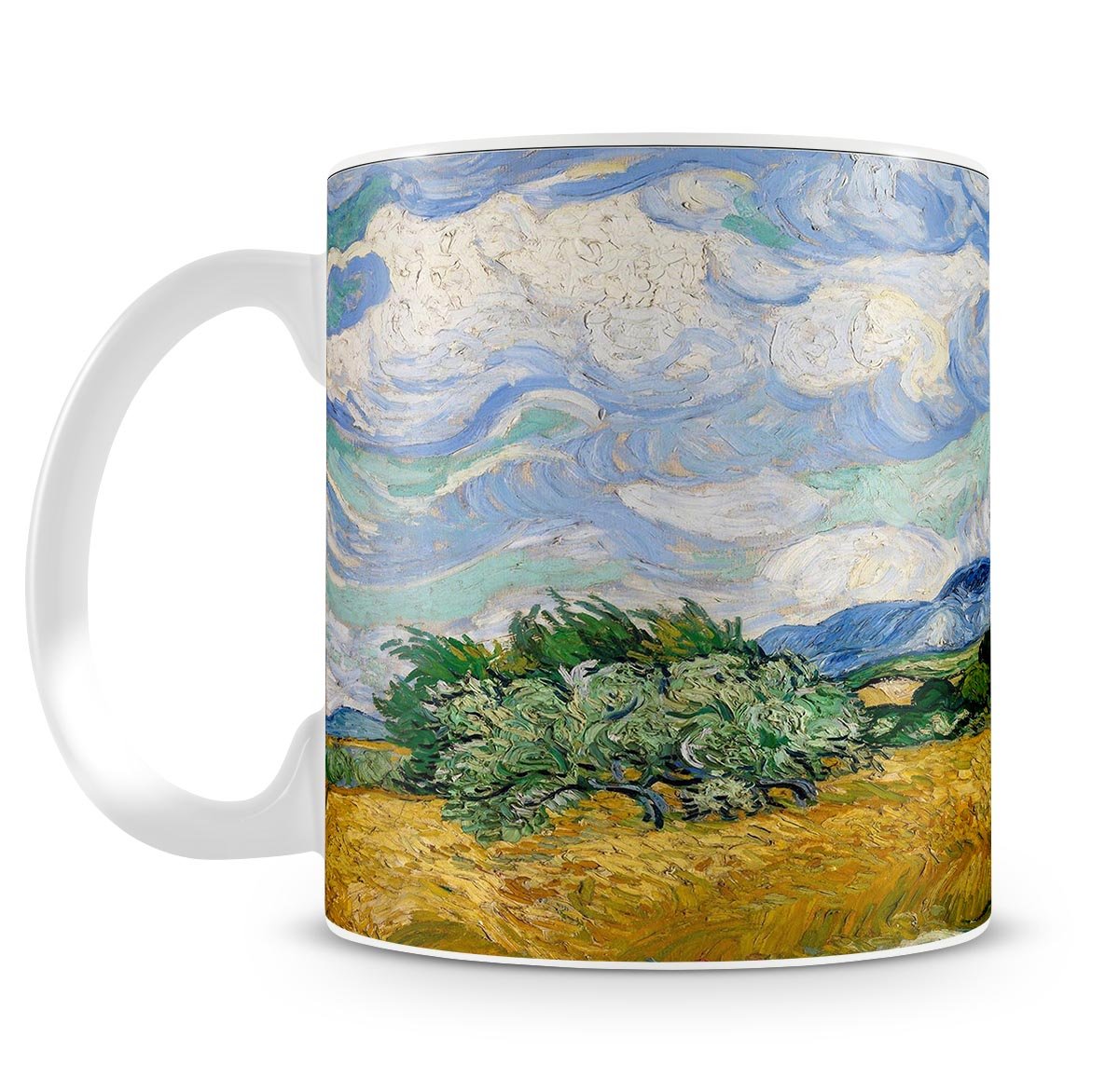 Van Gogh Wheat Field with Cypresses Mug - Canvas Art Rocks - 4