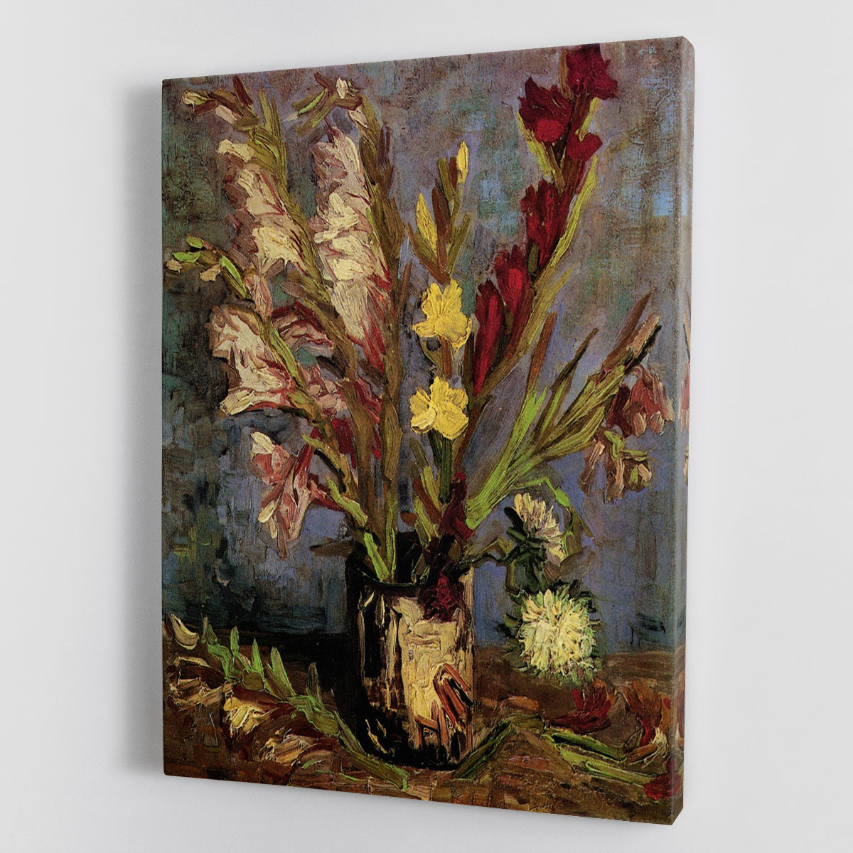 Vase with Gladioli 4 by Van Gogh Canvas Print or Poster - Canvas Art Rocks - 1