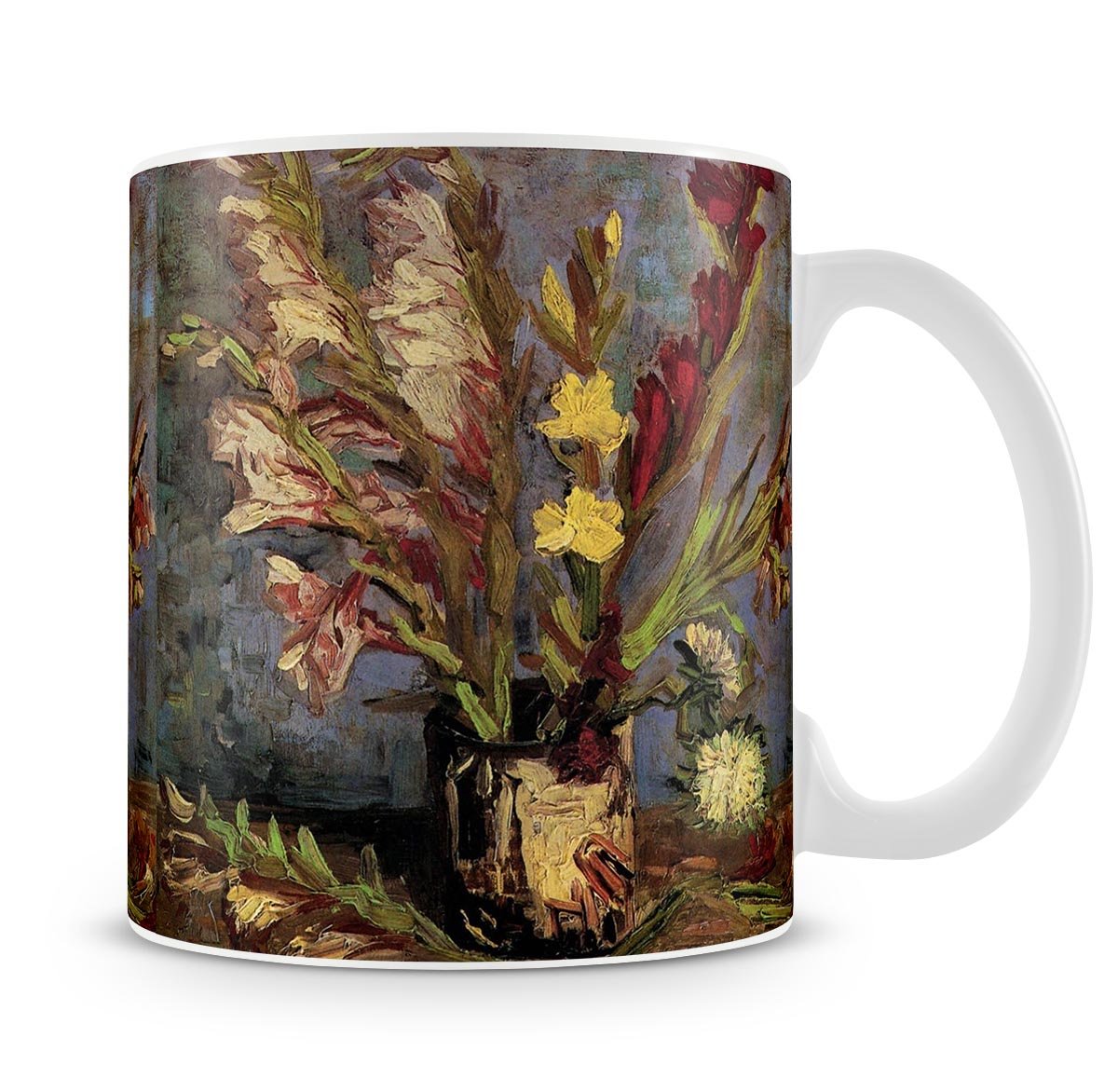 Vase with Gladioli 4 by Van Gogh Mug - Canvas Art Rocks - 4