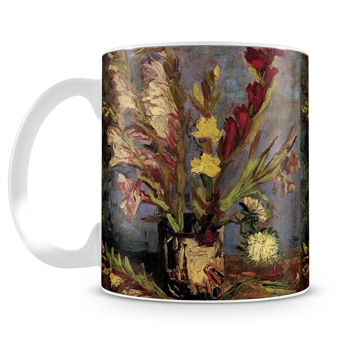 Vase with Gladioli 4 by Van Gogh Mug - Canvas Art Rocks - 4