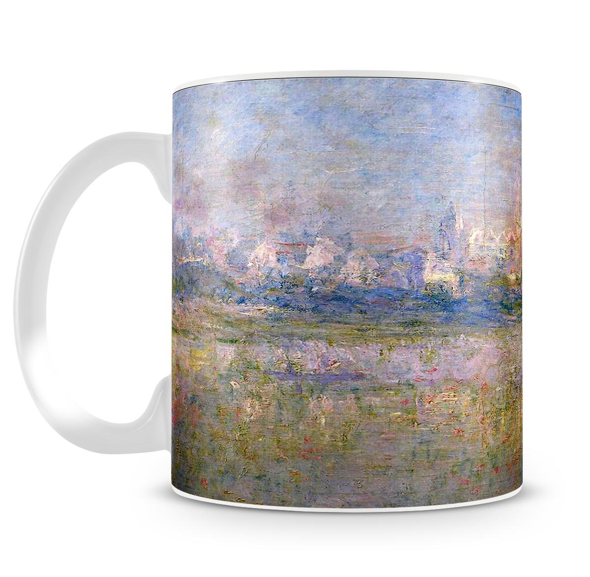 Vctheuil in the fog by Monet Mug - Canvas Art Rocks - 4